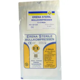 Erena sterylny kompres z gazy 10x20, 5x2 sztuki