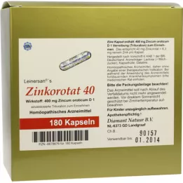 ZINKOROTAT 40 Kapsułki Leinersan, 180 szt
