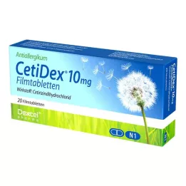 CETIDEX 10 mg tabletki powlekane, 20 szt