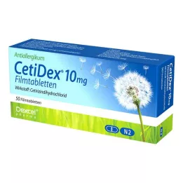 CETIDEX 10 mg tabletki powlekane, 50 szt