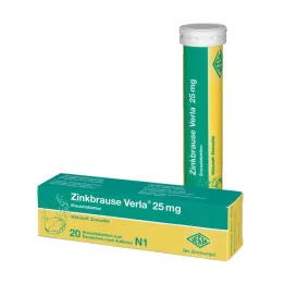 ZINKBRAUSE Verla 25 mg tabletki musujące, 20 szt