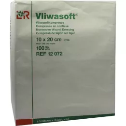 VLIWASOFT Kompresy włókninowe 10x20 cm niejałowe 6l., 100 szt
