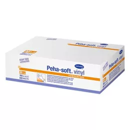 PEHA-SOFT Rękawiczki winylowe niestalowe.bezpudrowe M, 100 szt