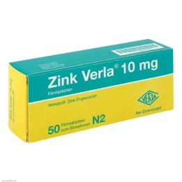 ZINK VERLA 10 mg tabletki powlekane, 50 szt