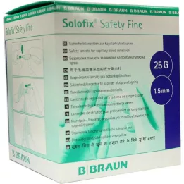 SOLOFIX Nakłuwacze precyzyjne 25 Gx1,5 mm, 200 szt