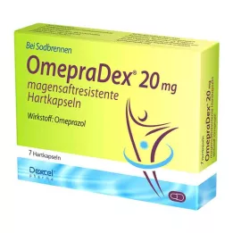 OMEPRADEX 20 mg kapsułki twarde dojelitowe, 7 szt
