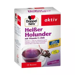 DOPPELHERZ czarny bez gorący z wit.C+cynk granulat 10 szt