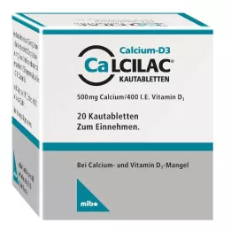 CALCILAC Tabletki do żucia, 20 szt