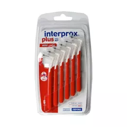 INTERPROX plus mini stożkowa czerwona szczoteczka międzyzębowa 6 szt