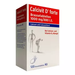 CALCIVIT D forte tabletki musujące 120 szt