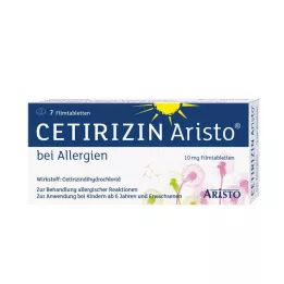 CETIRIZIN Aristo na alergie 10 mg tabletki powlekane, 7 szt