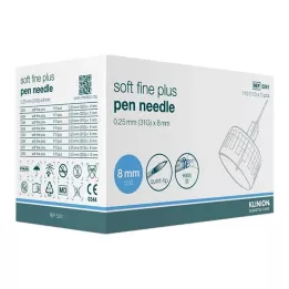KLINION Soft Fine Plus Pen igły 0,25x8 mm 31 g, 110 szt