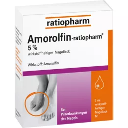 Amorolfin-ratiopharm 5% składnik aktywny. Lakier do paznokci, 3 ml