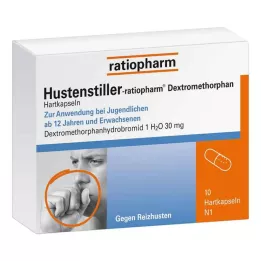 HUSTENSTILLER-ratiopharm kapsułki dekstrometorfanu 10 szt