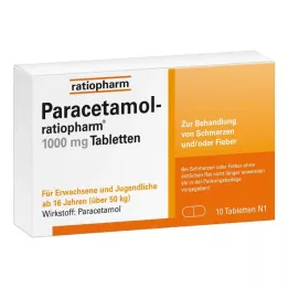 PARACETAMOL-ratiopharm 1000 mg tabletki, 10 szt