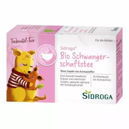 SIDROGA Organiczne torebki filtrujące do herbaty ciążowej, 20 x 1,5 g