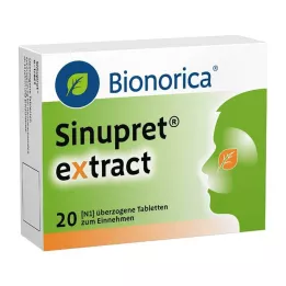 SINUPRET tabletki powlekane ekstraktem, 20 szt