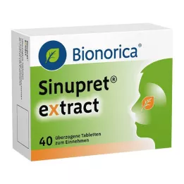 SINUPRET tabletki powlekane ekstraktem, 40 szt