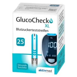 Paski do pomiaru poziomu cukru we krwi GlucoCheck XL , 25 szt