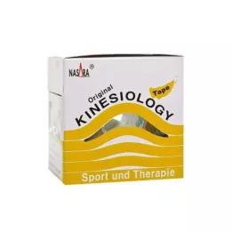 NASARA Taśma kinezjologiczna 5 cm x 5 m żółta, 1 szt