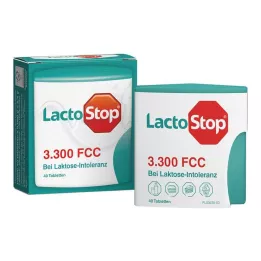 LACTOSTOP 3300 FCC Tabletki dozownik klikalny, 40 szt
