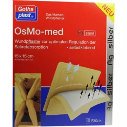 Osmo Med AG Rany tynk sterylny 15x15cm, 10 szt