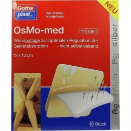 OSMO MED AG opatrunek na ranę sterylny 10x12 cm, 10 szt
