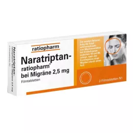 NARATRIPTAN-ratiopharm na migrenę tabletki powlekane 2 szt
