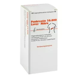 PANKREATIN 20 000 kapsułek twardych dojelitowych Laves Micro, 100 szt