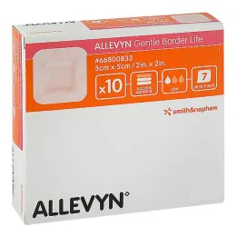 Bandaż piankowy Allevyn Gentle Border Lite 5x5 cm, 10 szt