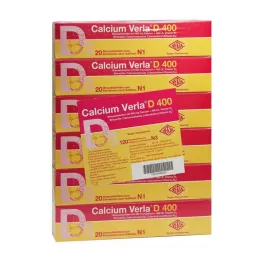 CALCIUM VERLA D 400 tabletek musujących, 120 szt