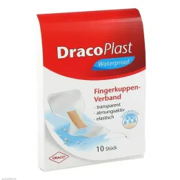 Wodoodporne plastry na opuszki palców Dracoplast, 10 szt