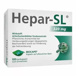 HEPAR-SL 320 mg kapsułki twarde, 100 szt