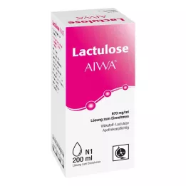 LACTULOSE AIWA 670 mg/ml Rozwiązanie do przyjmowania, 200 ml