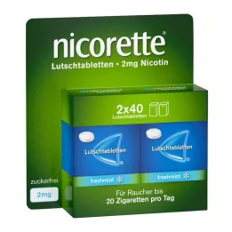 NICORETTE pastylki prasowane Freshmint 2 mg, 80 szt
