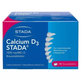 CALCIUM D3 STADA 1000 mg/880 I.E. tabletki musujące, 120 szt