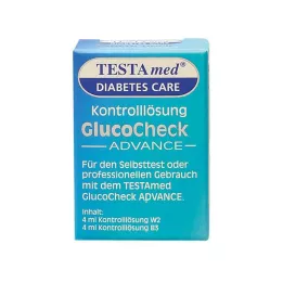 TESTAMED Roztwór kontrolny GlucoCheck Advance, 4 ml