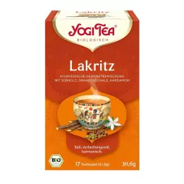 YOGI TEA Organiczne torebki filtracyjne z lukrecji, 17 x 1,8 g