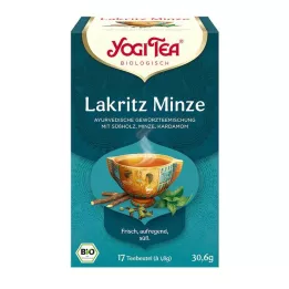 YOGI TEA Organiczne torebki filtracyjne o zapachu mięty lukrecjowej, 17 x 1,8 g