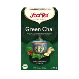 YOGI TEA Zielone torebki filtracyjne Chai Organic, 17 x 1,8 g
