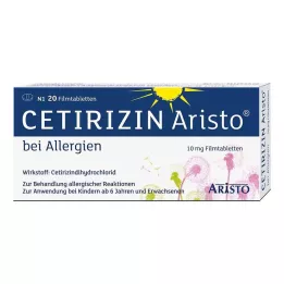 CETIRIZIN Aristo na alergie 10 mg tabletki powlekane, 20 szt