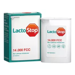 LACTOSTOP 14 000 FCC Dozownik tabletek 80 szt