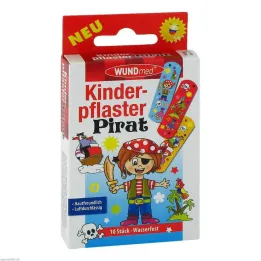 Pirat gipsowy dla dzieci, 10 szt