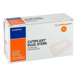 CUTIPLAST Plus opatrunek jałowy 5x7 cm, 110 szt