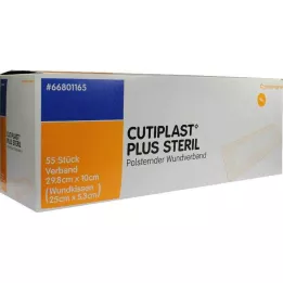 CUTIPLAST Plus opatrunek jałowy 10x29,8 cm, 55 szt