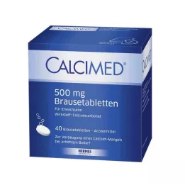 CALCIMED 500 mg tabletki musujące, 40 szt