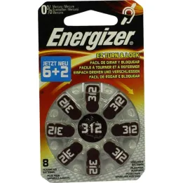 Bateria do aparatów słuchowych Energizer 312, 8 szt