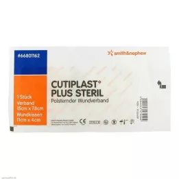 CUTIPLAST Plus opatrunek jałowy 7,8x15 cm, 1 szt