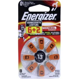 Bateria do aparatów słuchowych Energizer 13, 8 szt