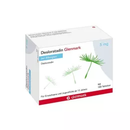 DESLORATADIN Tabletki Glenmark 5 mg, 100 szt